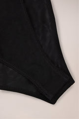 Strapless Bodysuit in Black