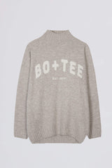 Soft Knit Oversized Jumper in Beige