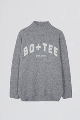 Soft Knit Oversized Jumper in Grey