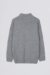 Soft Knit Oversized Jumper in Grey