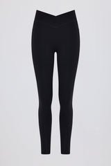 Soft Active Full-Length Pocket Leggings in Black