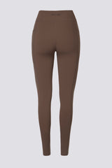 Soft Active Full-Length Pocket Leggings in Cocoa