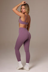 Soft Active Ruched Leggings in Dusk