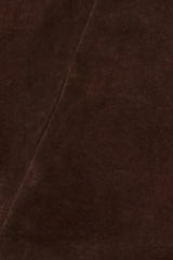 Suede Tote Bag in Espresso