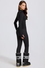Thermal Base-Layer Leggings in Black
