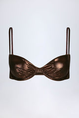 Underwired Bikini Top in Bronze