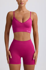 Define Luxe Mini Shorts in Berry