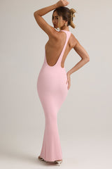 Modal Racerback Maxi Dress in Baby Pink