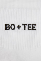 Ribbed Crew Sock Bundle in White