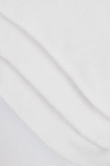 Ribbed Crew Sock Bundle in White