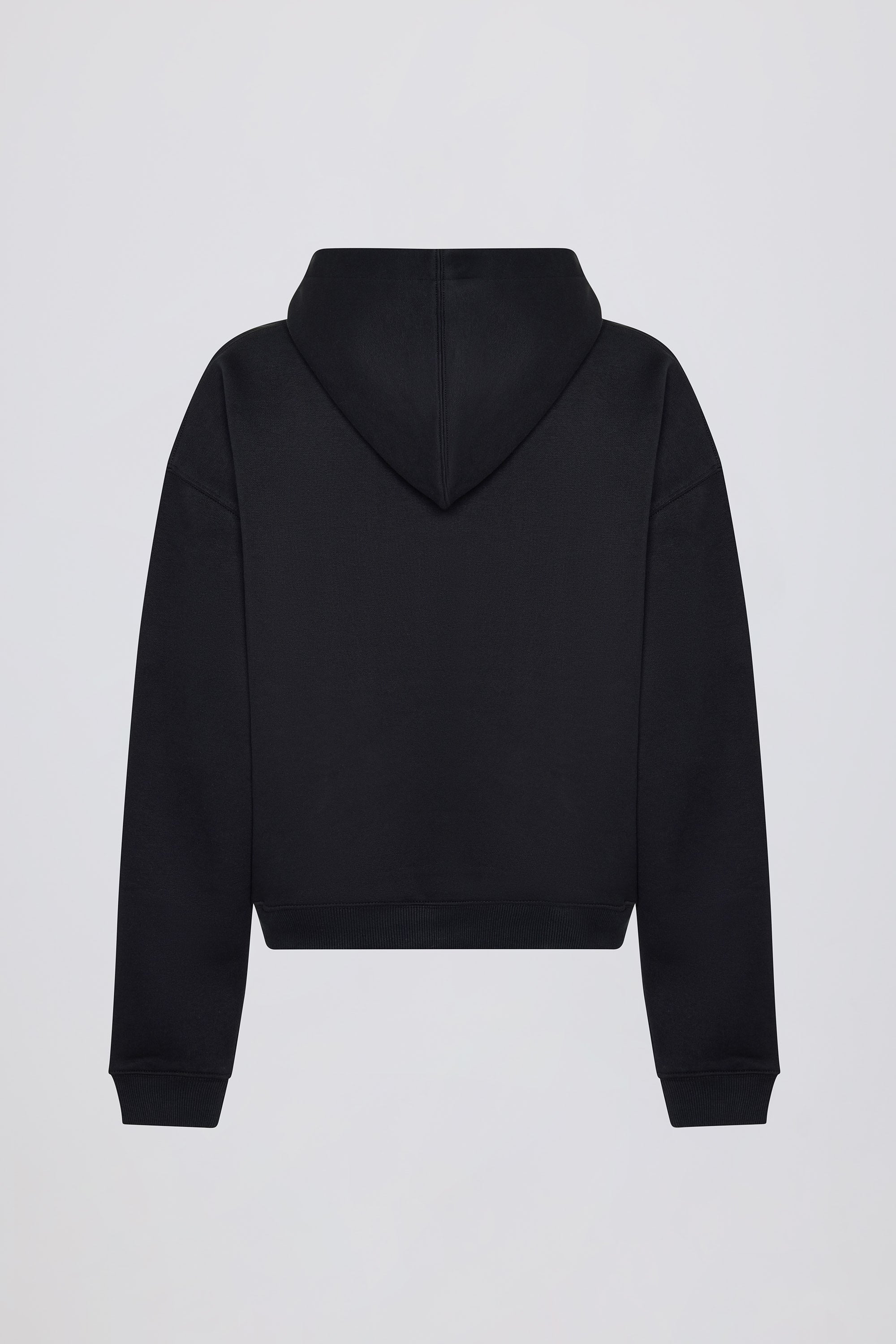 Acid Wash Oversized Hoodie in Black