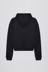 Acid Wash Oversized Hoodie in Black