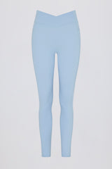 Soft Active Full-Length Pocket Leggings in Sky