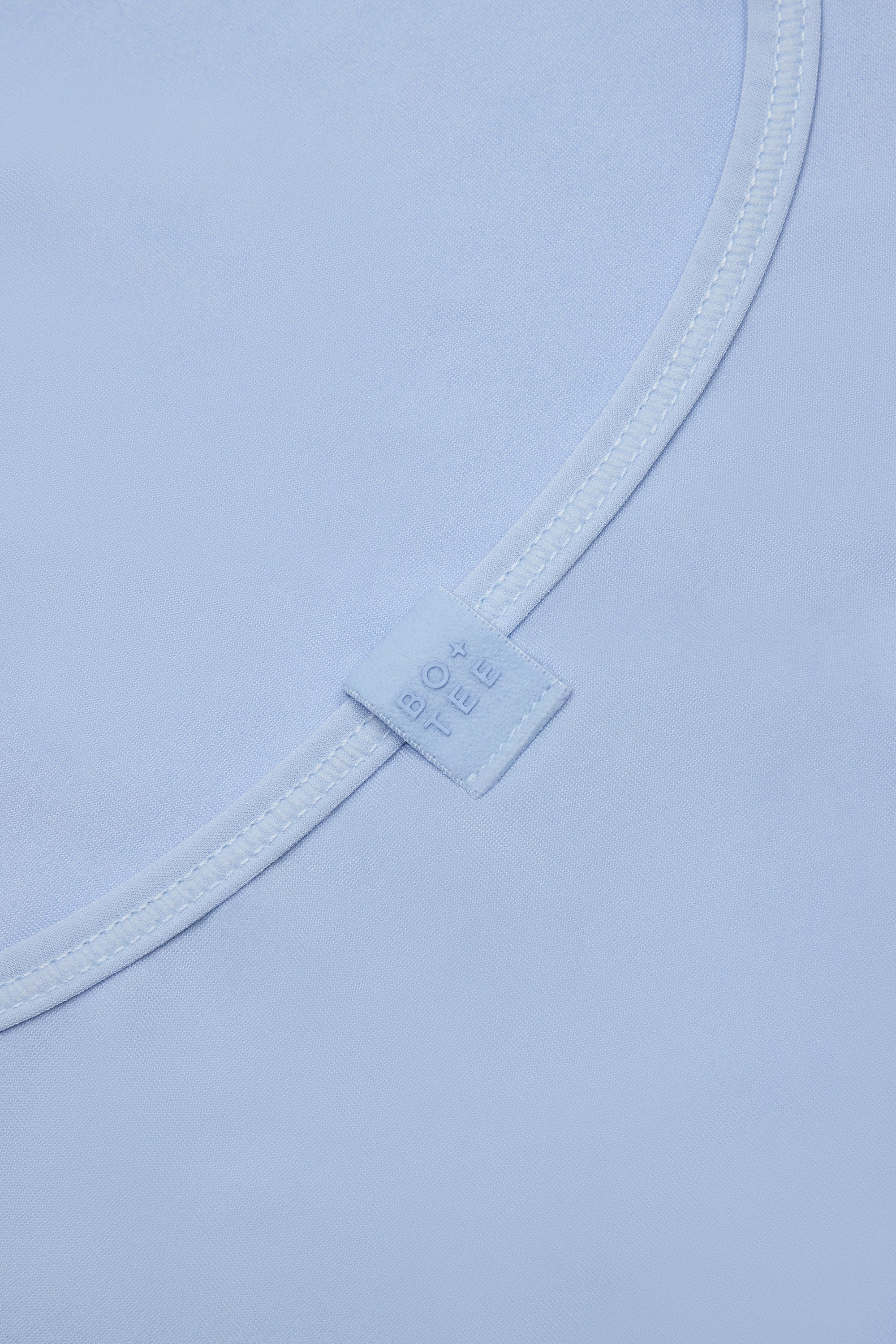 Cross-Back Tank Top in Sky